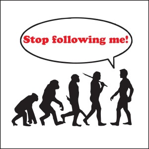 Stop following me